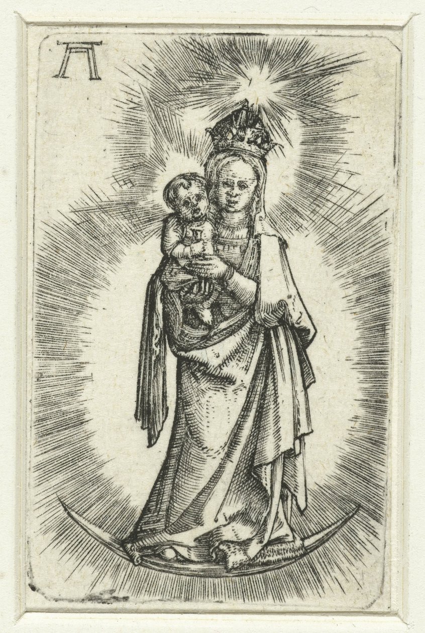 Madonna på halvmånen av Albrecht Altdorfer