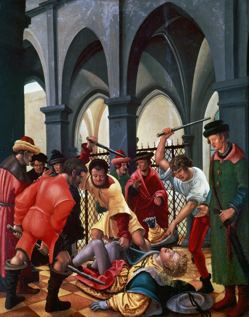 Martyrium of St, Florian av Albrecht Altdorfer