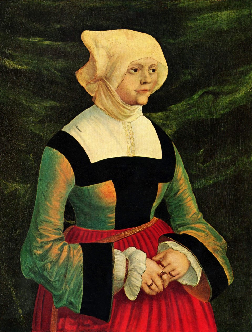 Porträtt av en kvinna av Albrecht Altdorfer