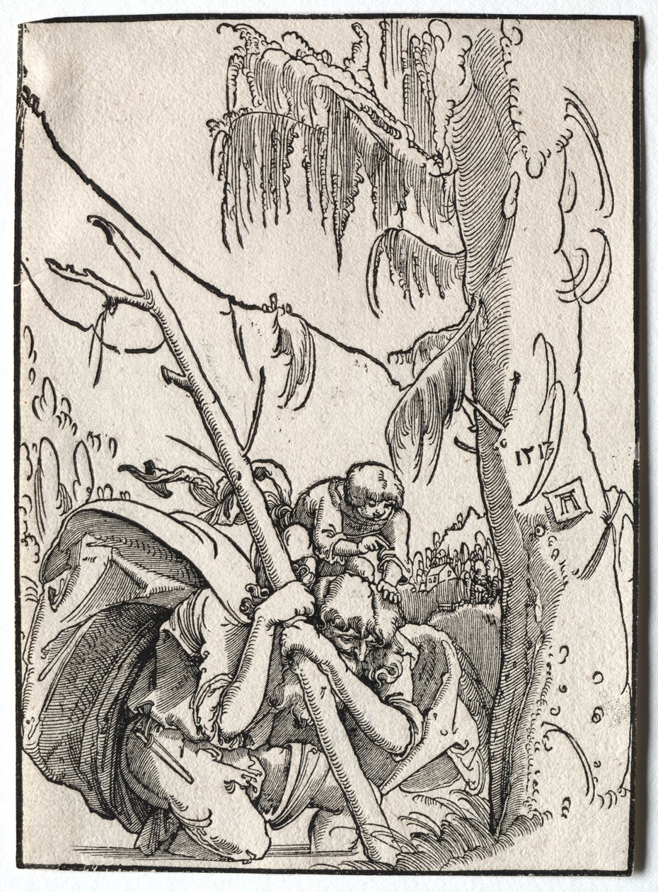 St Christopher av Albrecht Altdorfer