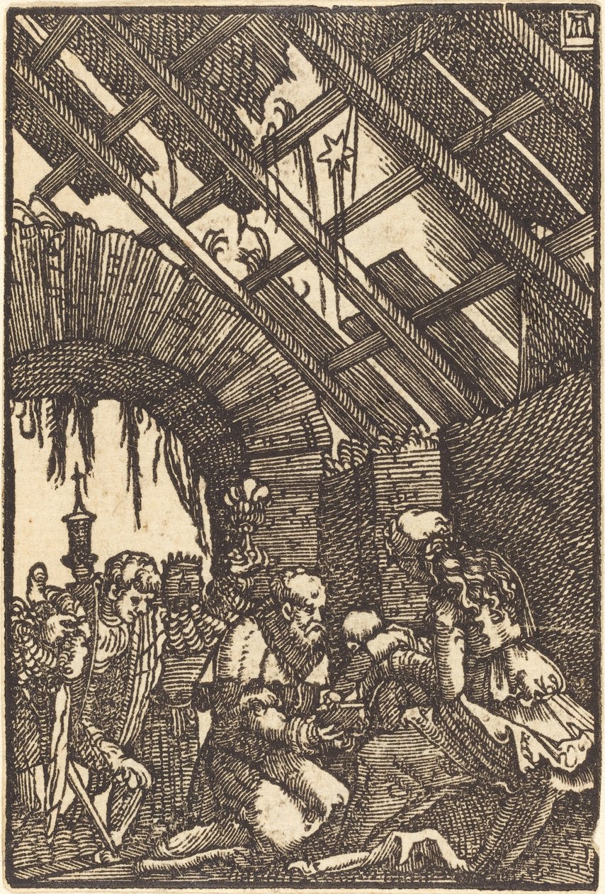 Tillbedjan av Magi av Albrecht Altdorfer