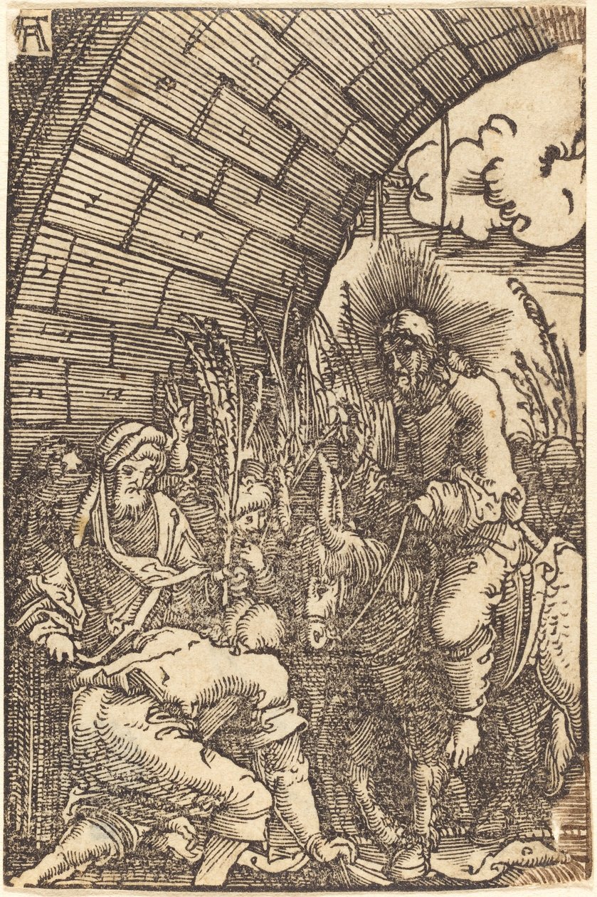 Inträdet i Jerusalem av Albrecht Altdorfer