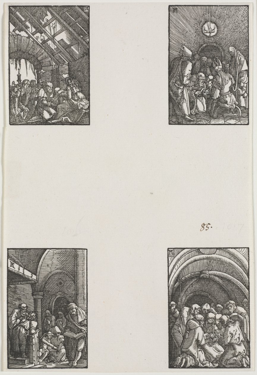 Människans fall och återlösning av Albrecht Altdorfer