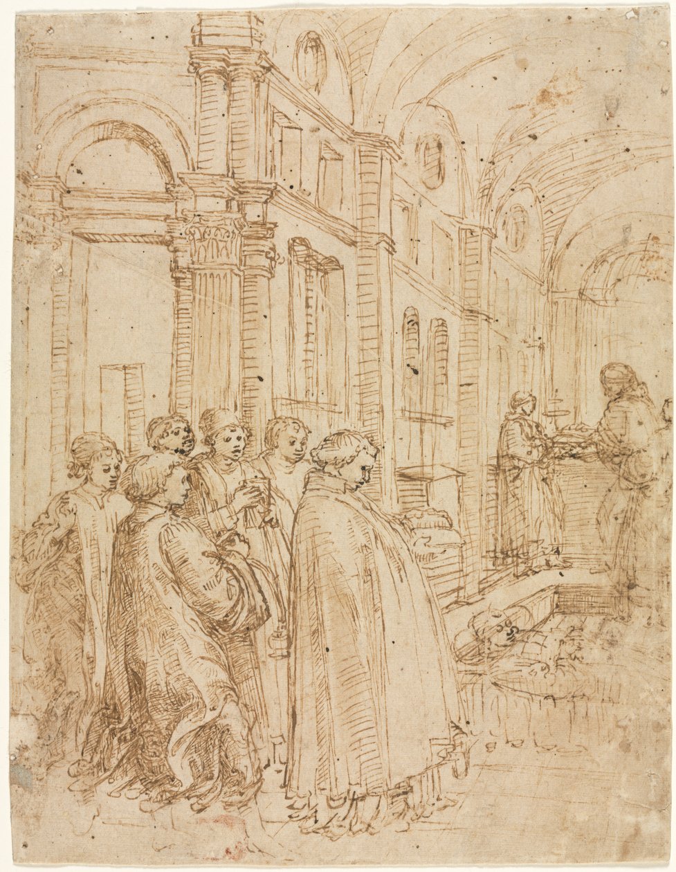 Sankt Stefans begravning av Albrecht Altdorfer