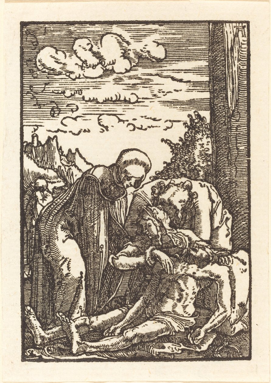 Klagosången under korset av Albrecht Altdorfer