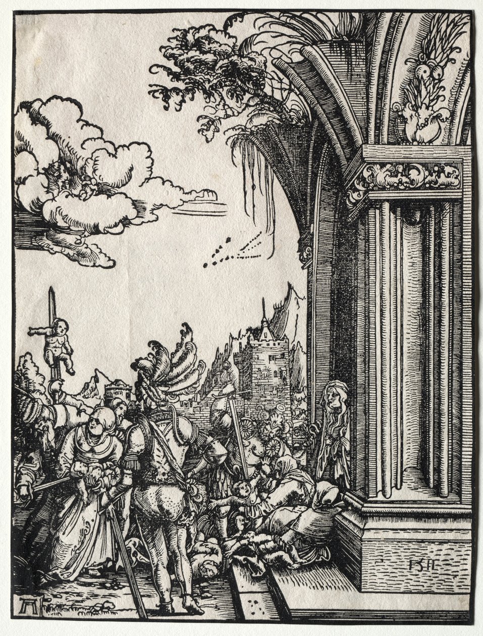 Massakern på de oskyldiga av Albrecht Altdorfer