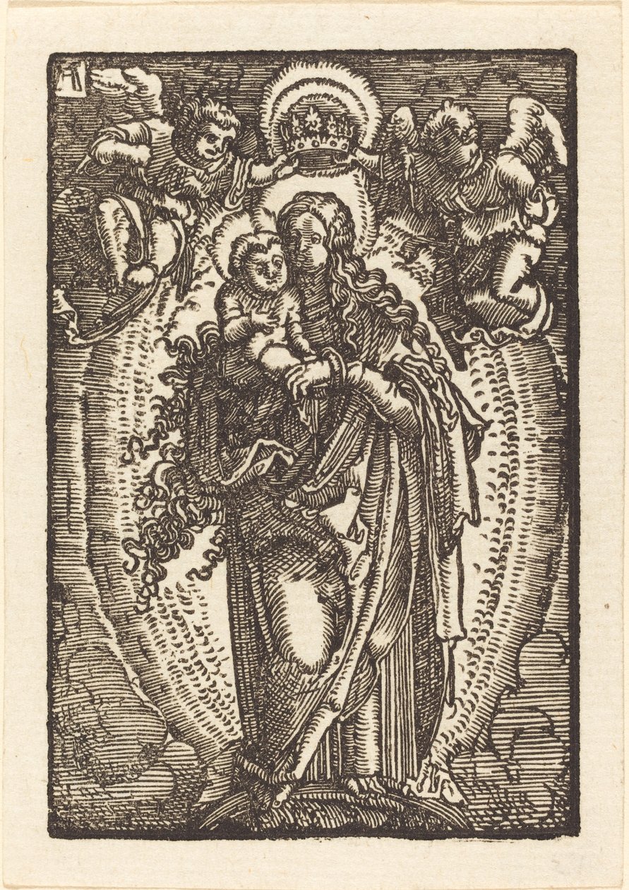 Jungfrun som himmelens drottning av Albrecht Altdorfer