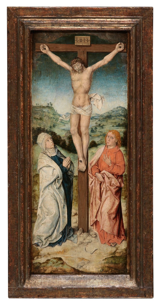 Korsfästelse (olja på panel) av Albrecht Bouts