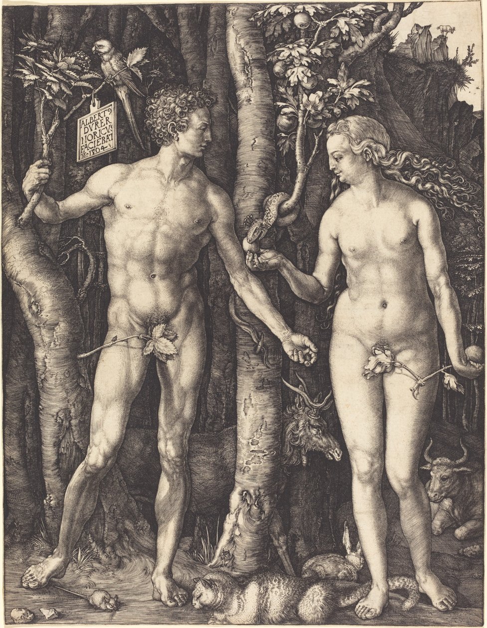 Adam och Eva av Albrecht Dürer