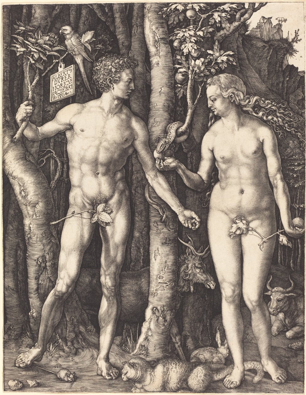 Adam och Eva av Albrecht Dürer