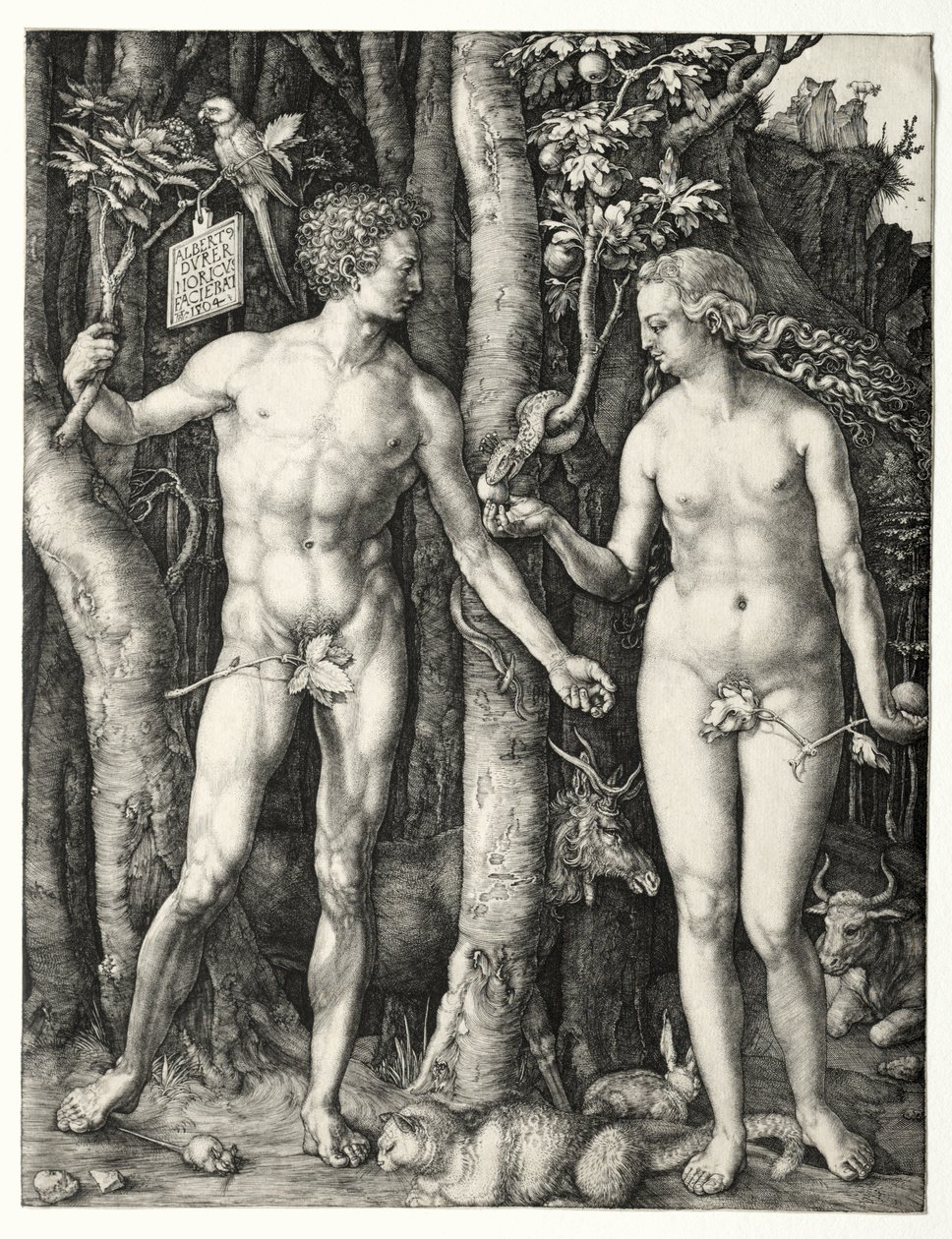 Adam och Eva av Albrecht Dürer