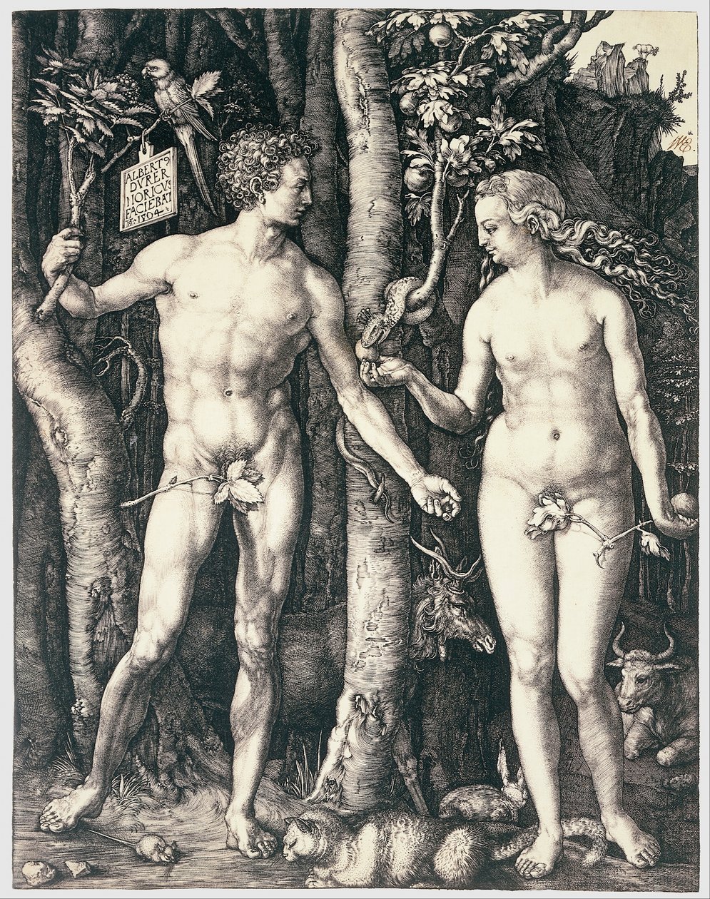 Adam och Eva av Albrecht Dürer
