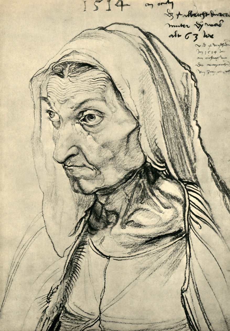Barbara Durer, 1514, 1943. av Albrecht Dürer