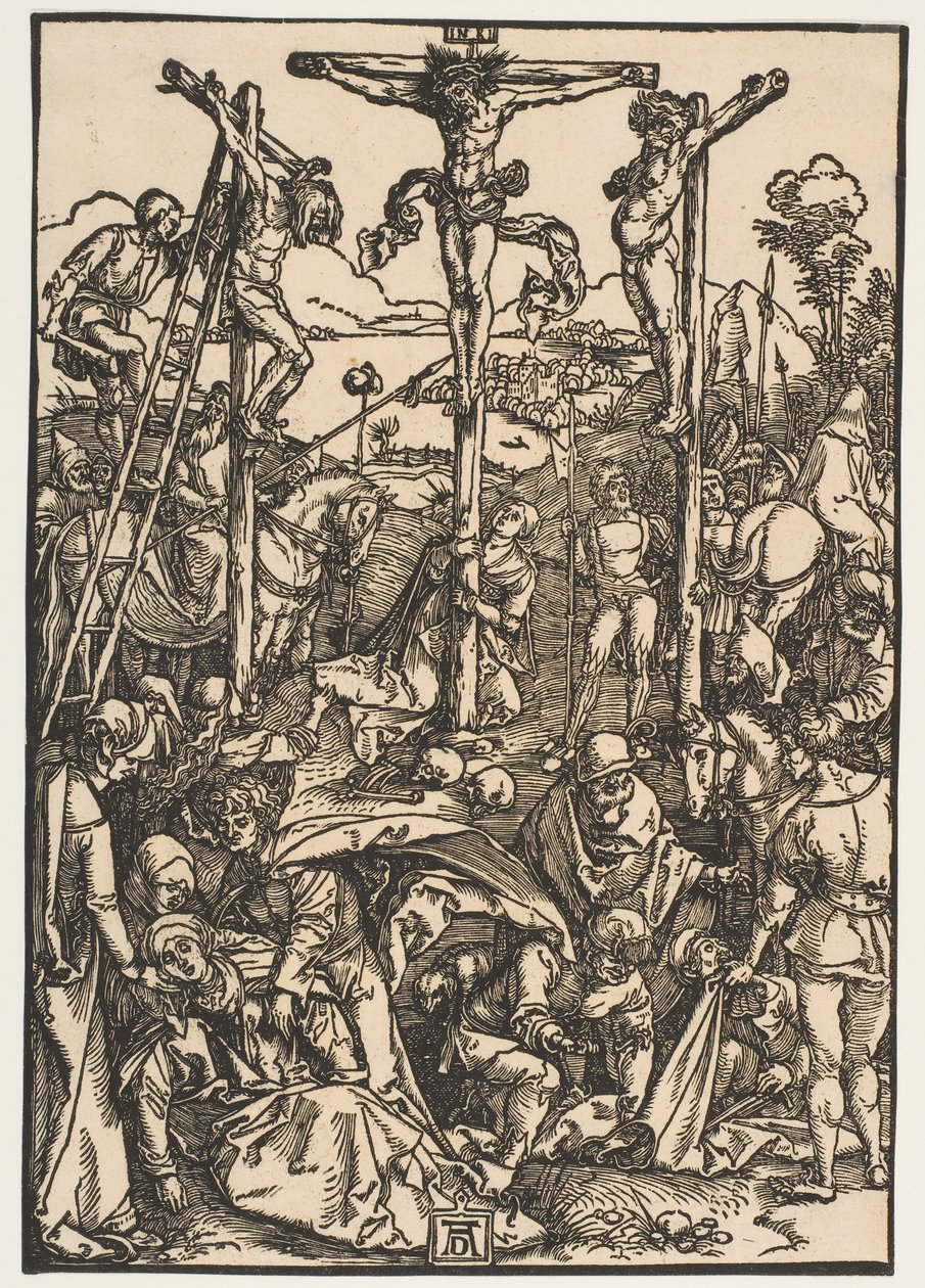 Golgata med de tre korsen, ca. 1503. av Albrecht Dürer