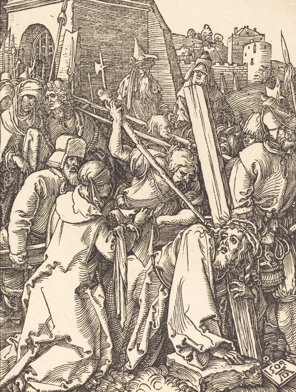 Kristus bär korset, 1509. av Albrecht Dürer