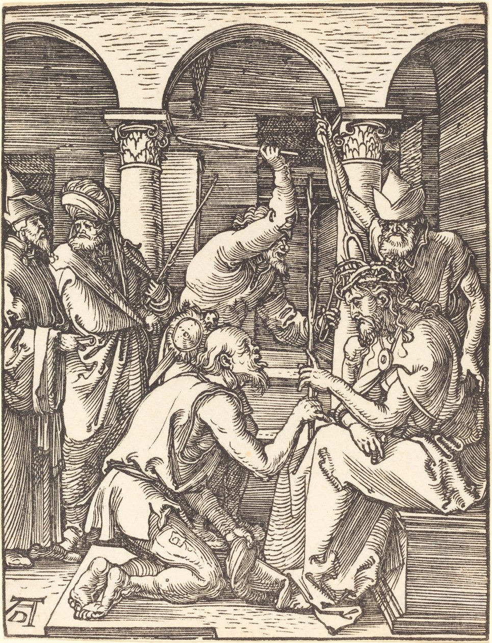 Kristus krönt med törnar av Albrecht Dürer