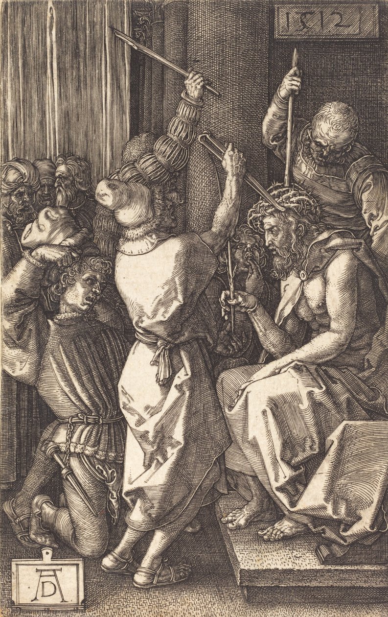 Kristus krönt med törnar, 1512. av Albrecht Dürer