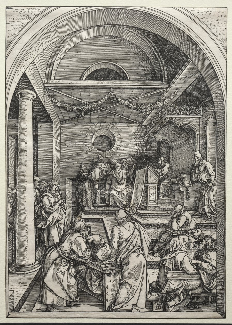Kristus disputerar med läkare av Albrecht Dürer
