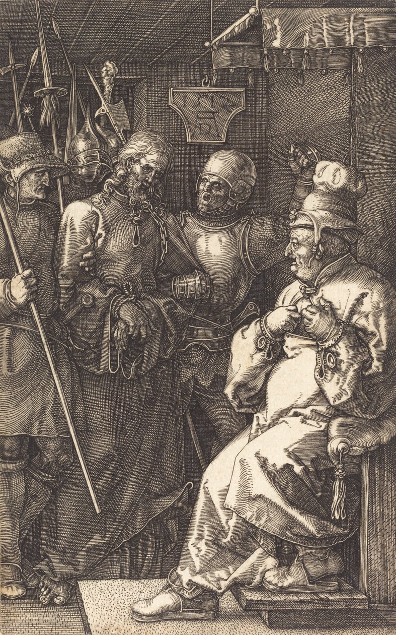 Kristus före Kaifas, 1512. av Albrecht Dürer