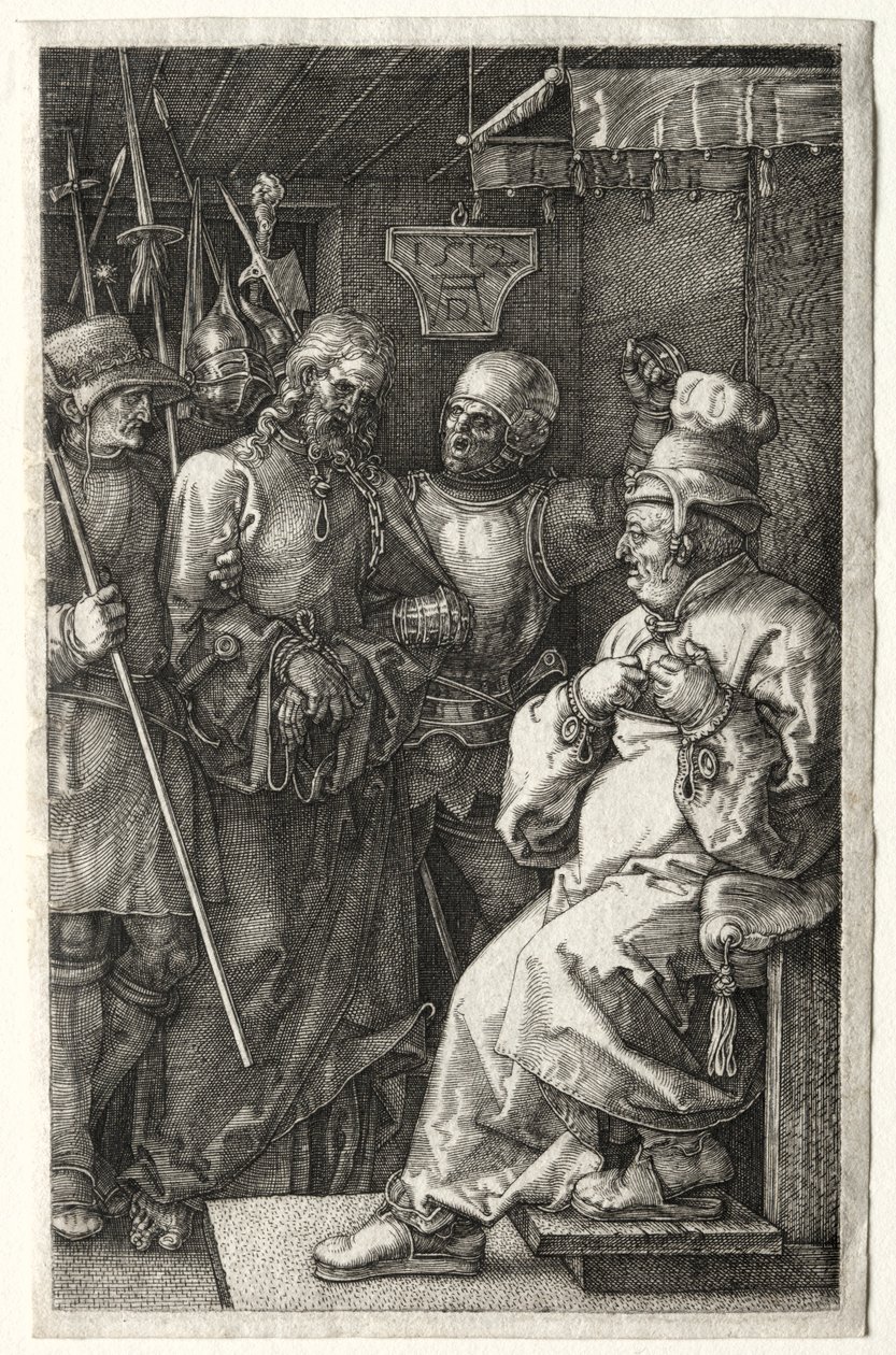 Kristus före Kaifas, 1512. av Albrecht Dürer