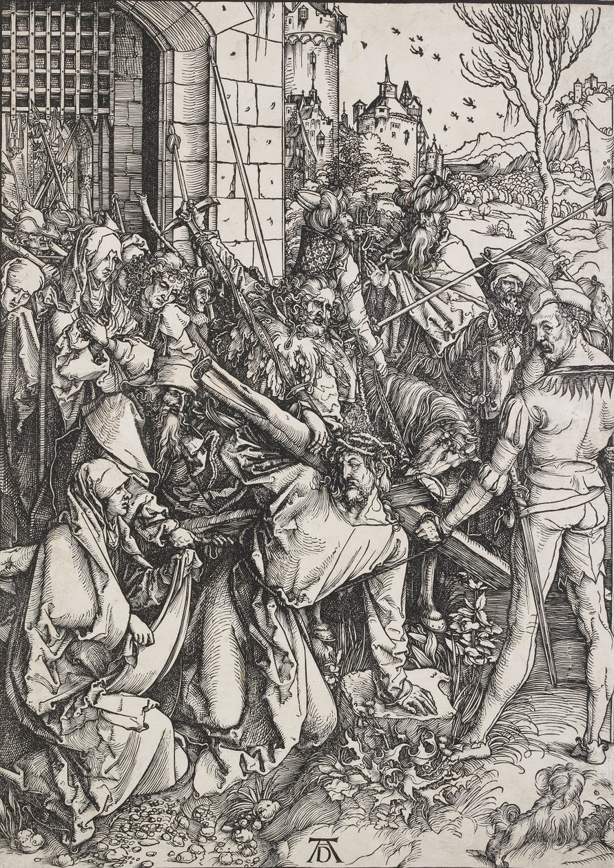 Kristus bär korset, 1498-1499 av Albrecht Dürer