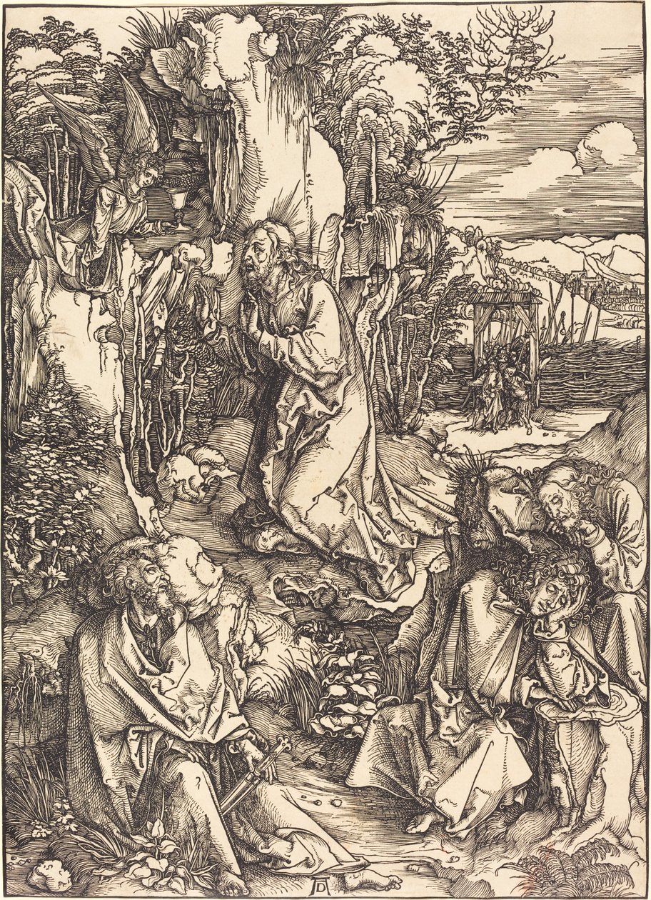 Kristus på Oljeberget av Albrecht Dürer