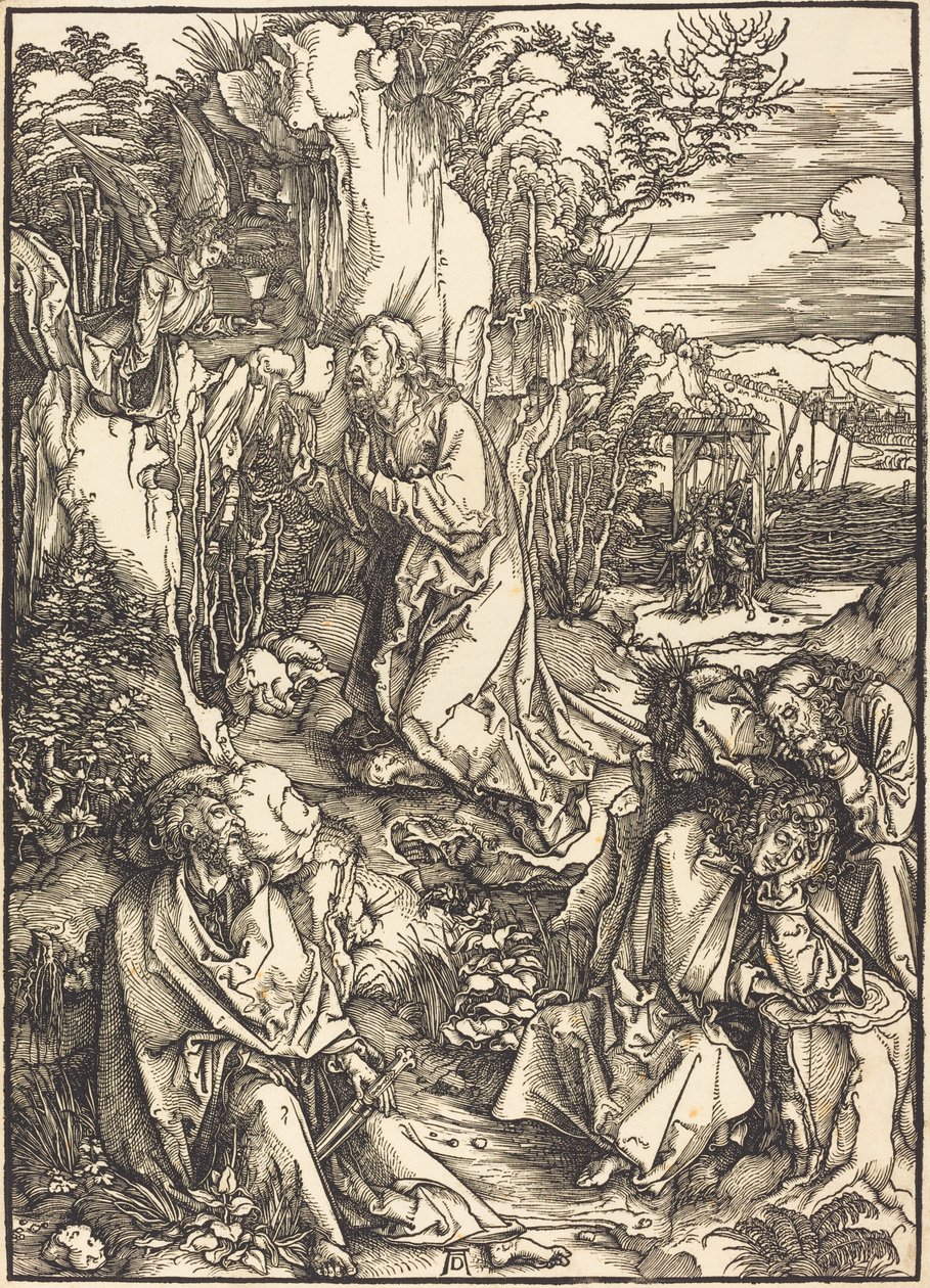 Kristus på Oljeberget av Albrecht Dürer