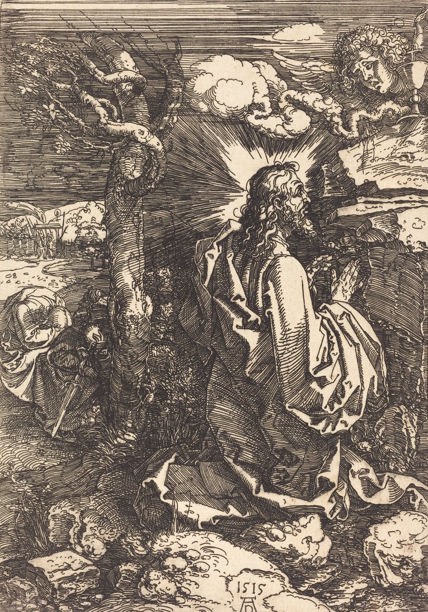 Kristus på Oljeberget, 1515. av Albrecht Dürer