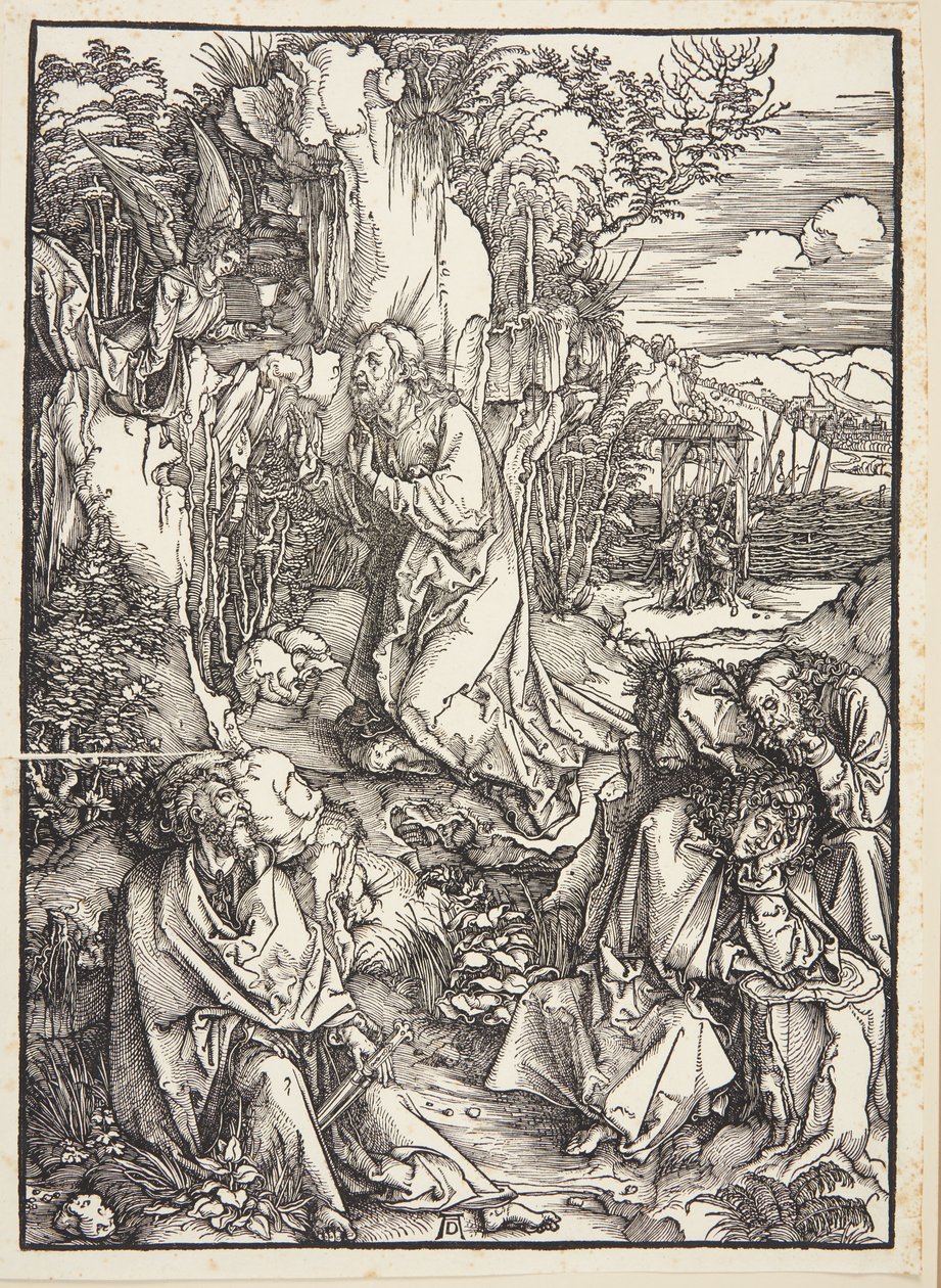 Kristus på olivberget av Albrecht Dürer