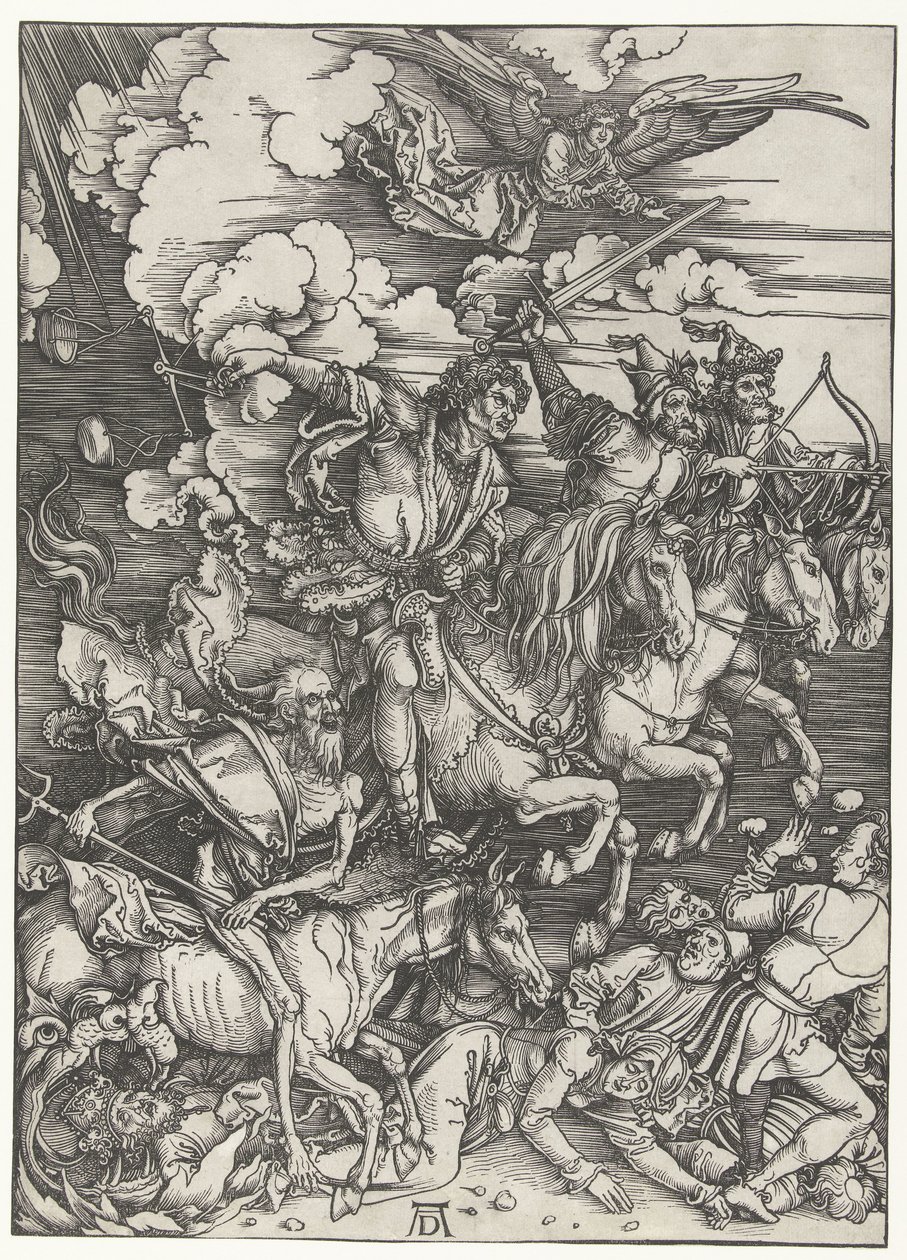 Apokalypsens fyra ryttare av Albrecht Dürer