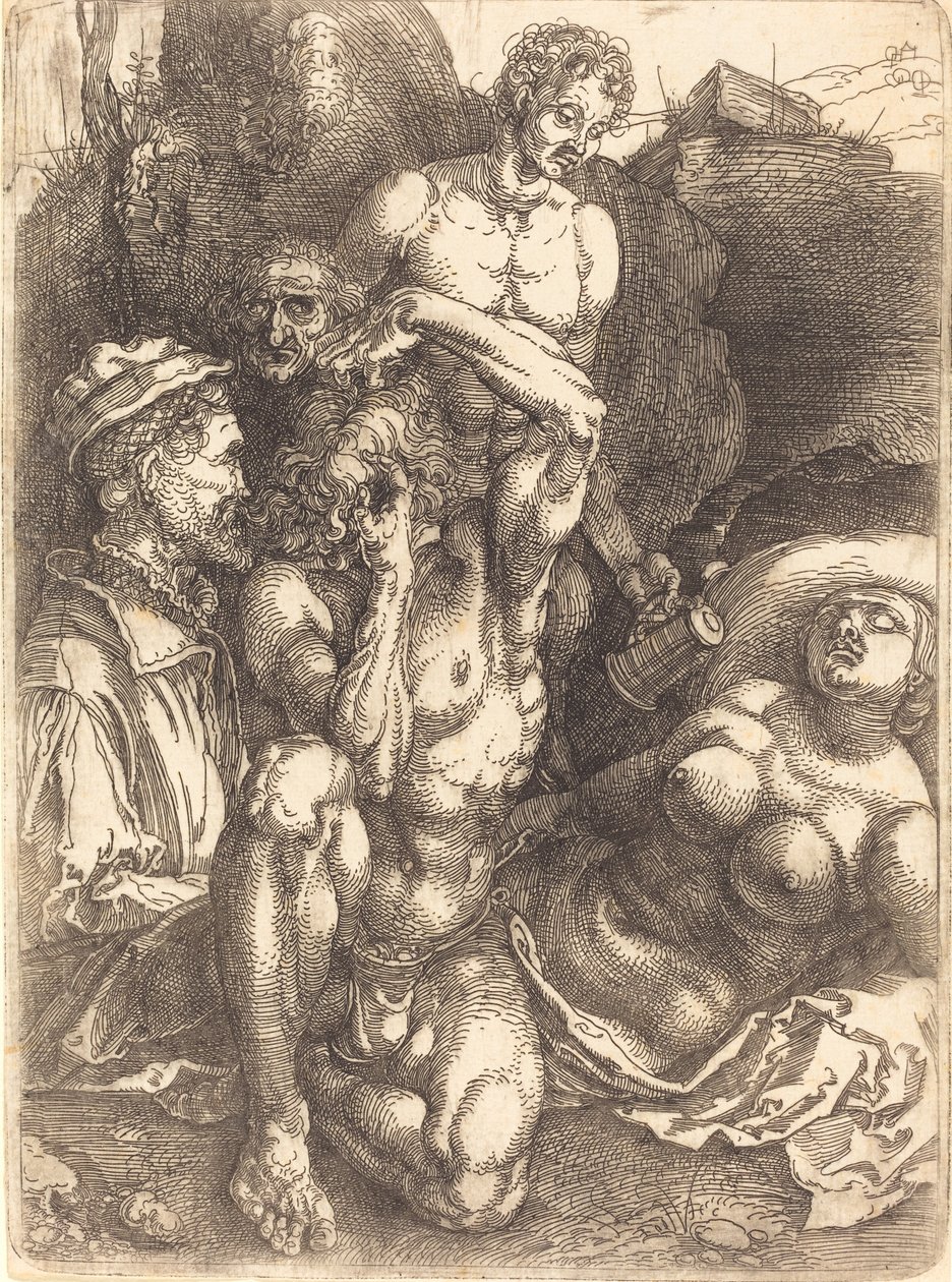 Desperat Man, förmodligen 15141515. av Albrecht Dürer
