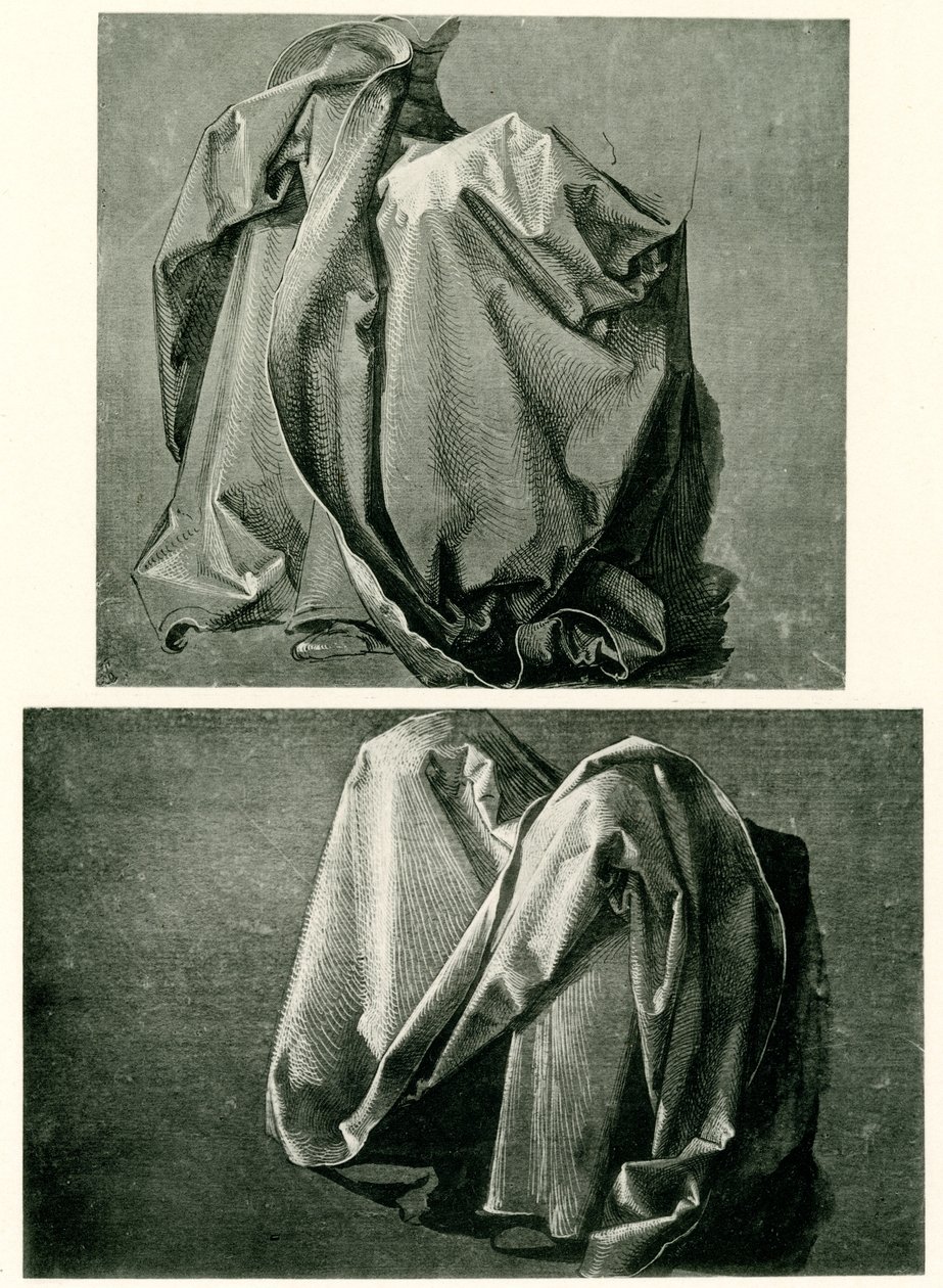 Draperistudier av Albrecht Dürer