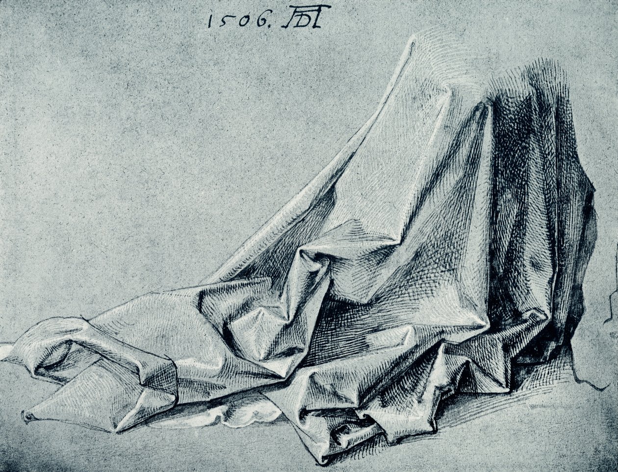 Draperistudie av Albrecht Dürer