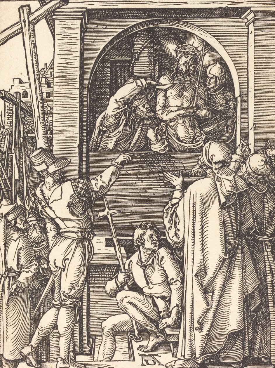Ecce Homo, förmodligen c. 15091510. av Albrecht Dürer