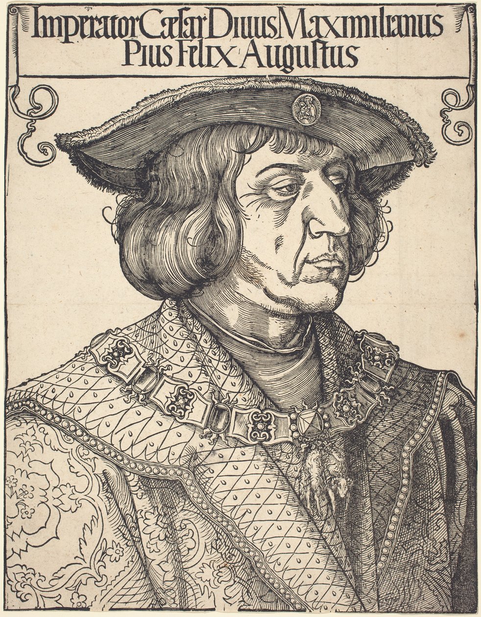 Kejsar Maximilian I av Albrecht Dürer