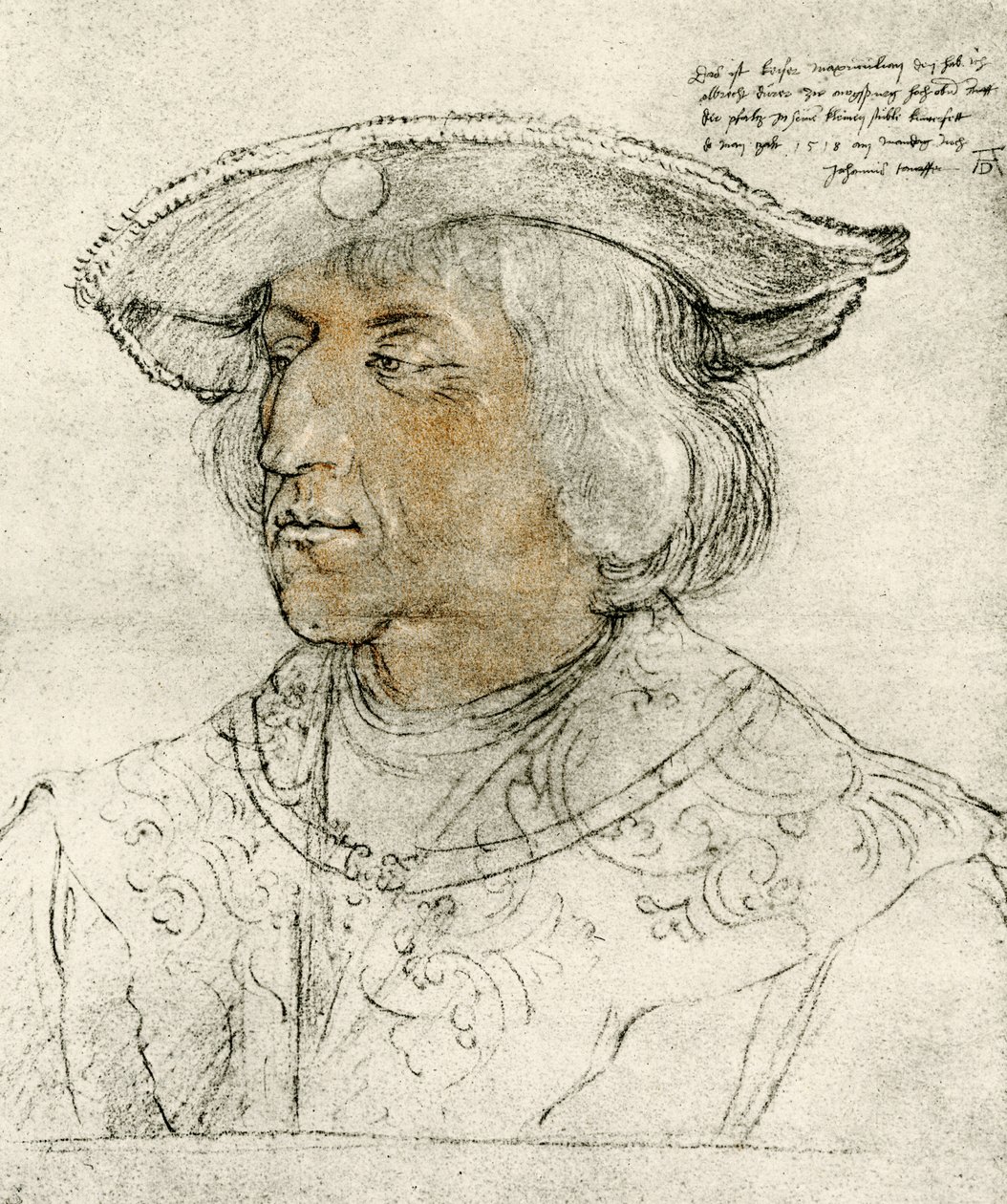 Kejsar Maximilian I av Albrecht Dürer
