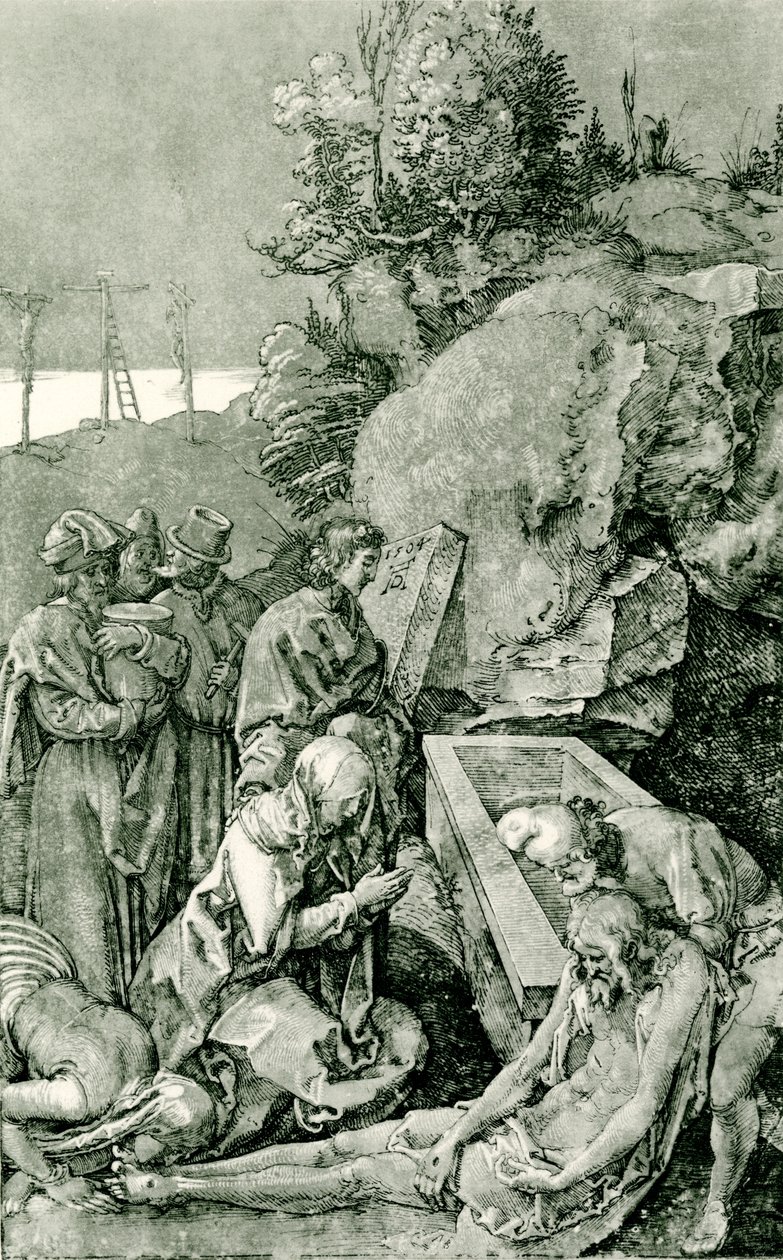 Kristi begravning av Albrecht Dürer