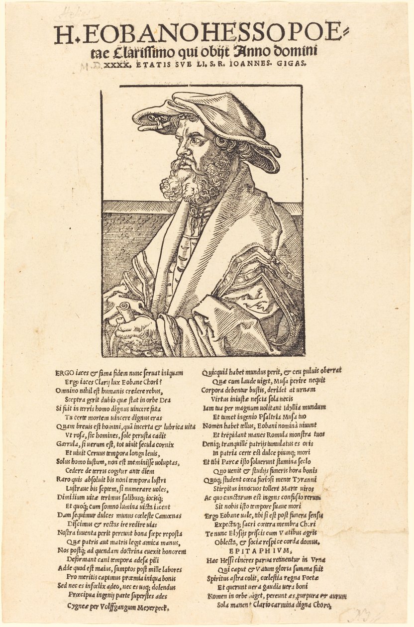 Eobanus Hess av Albrecht Dürer