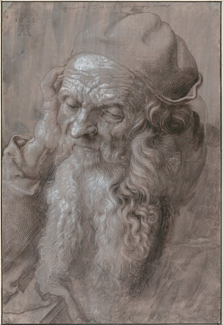 Chef för en gammal man, 1521 av Albrecht Dürer