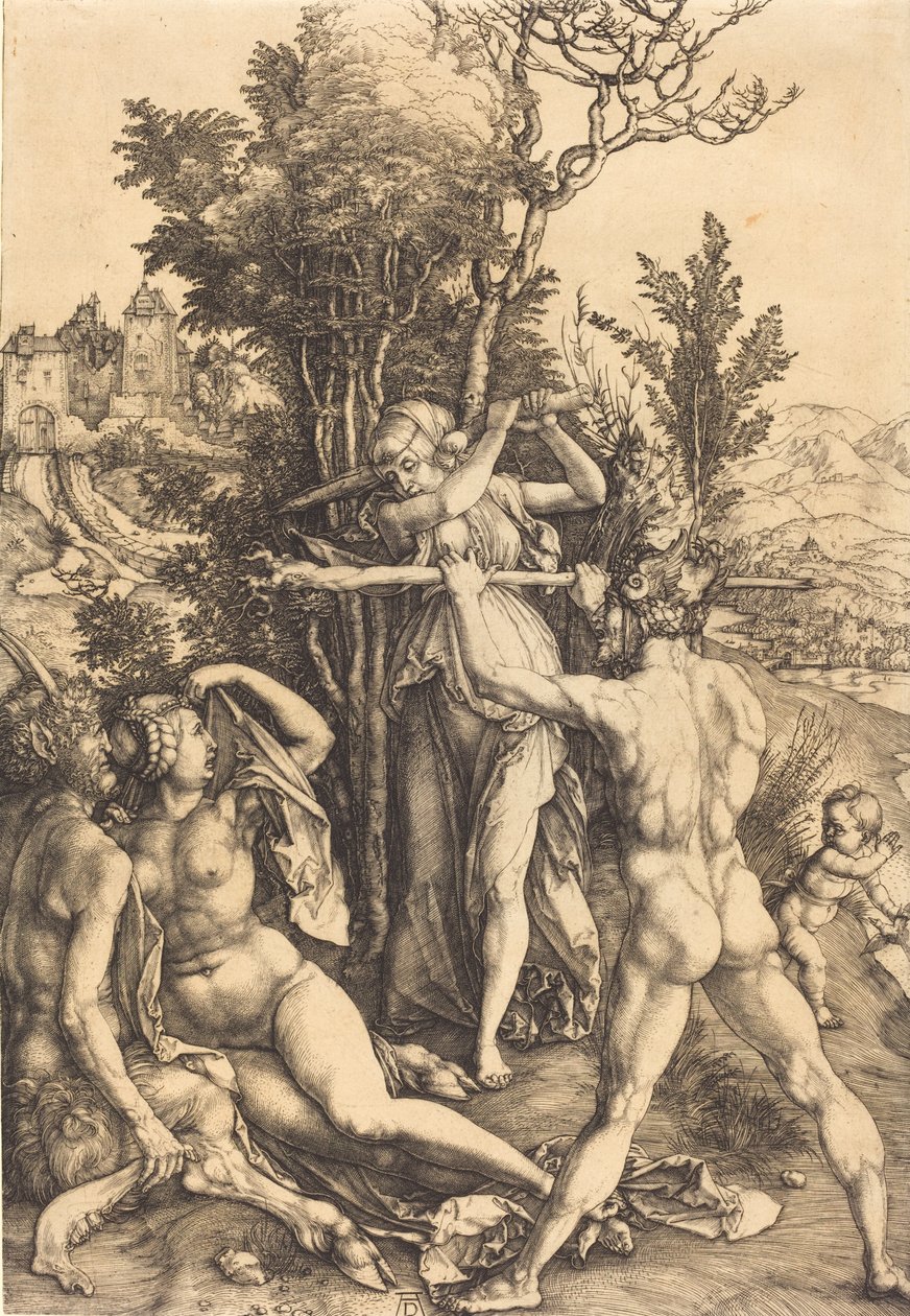 Herkules vid korsningen, 14981499. av Albrecht Dürer