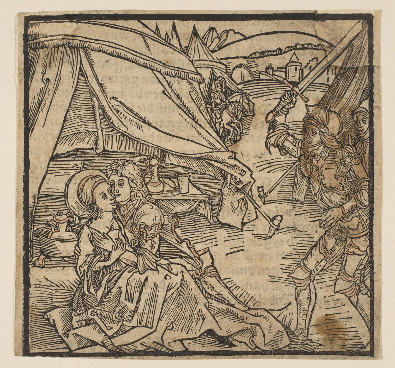 Illustration från Ritter von Turn, 1493.n.d. av Albrecht Dürer