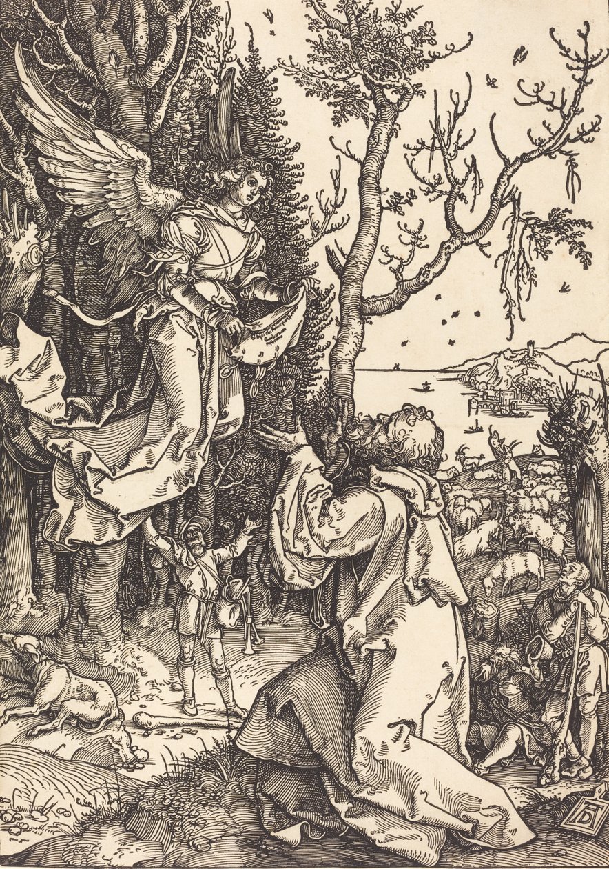Joachim och ängeln, ca. 1504. av Albrecht Dürer