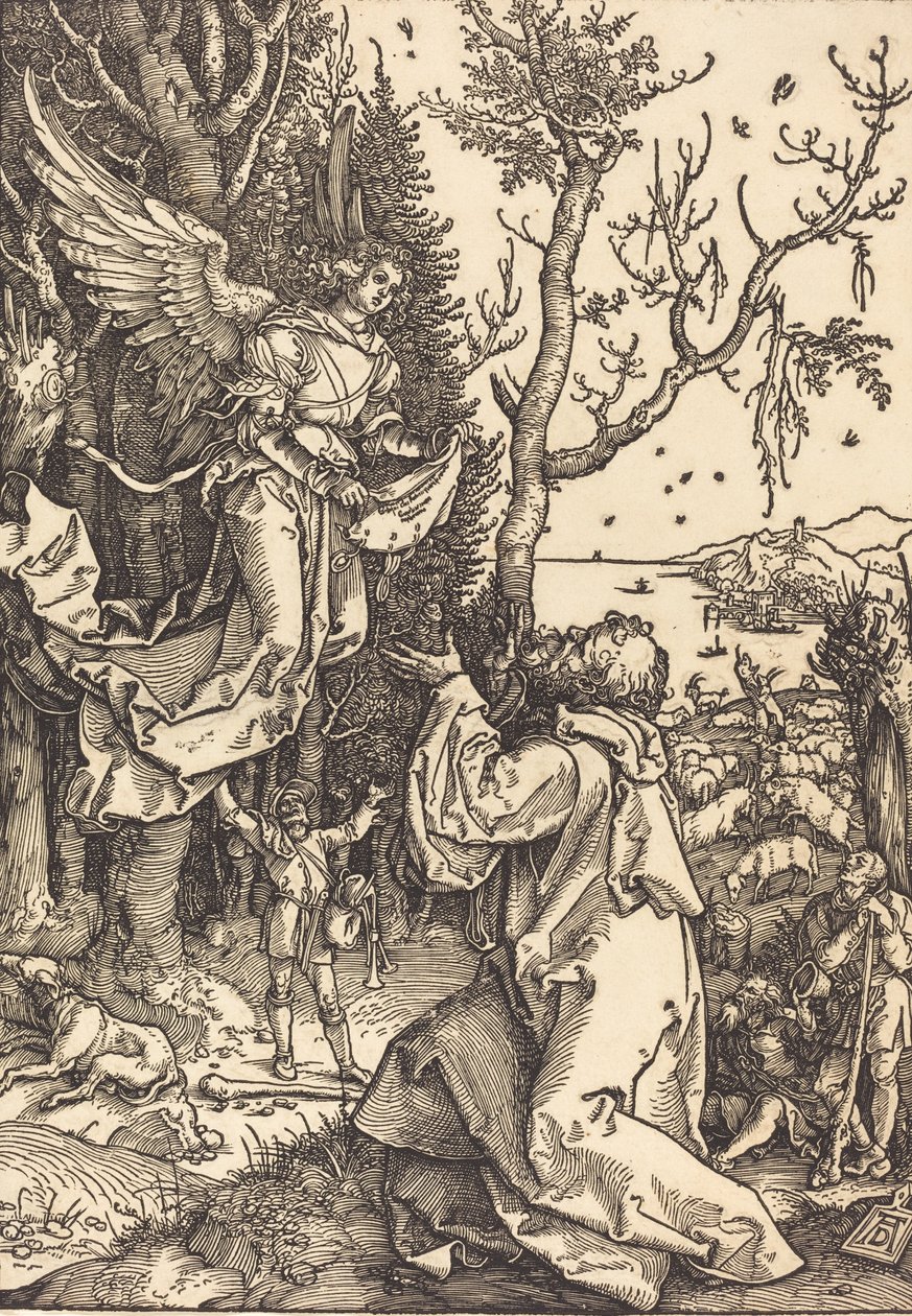 Joachim och ängeln, ca. 1504. av Albrecht Dürer