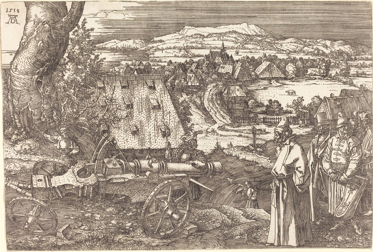 Landskap med kanonen av Albrecht Dürer
