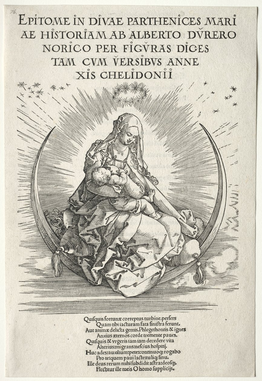 Jungfruns liv: Titelsida av Albrecht Dürer