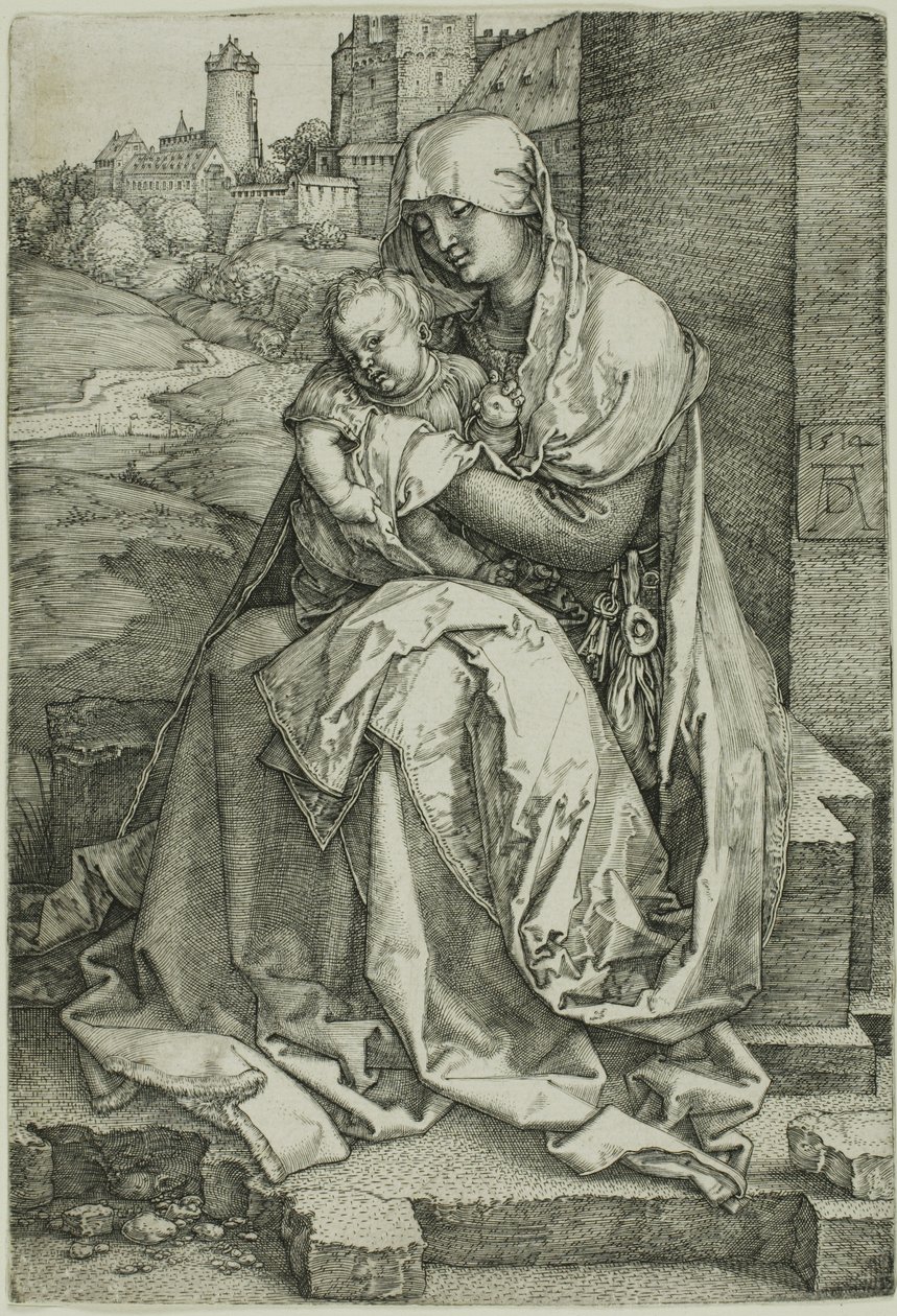 Madonna vid muren av Albrecht Dürer