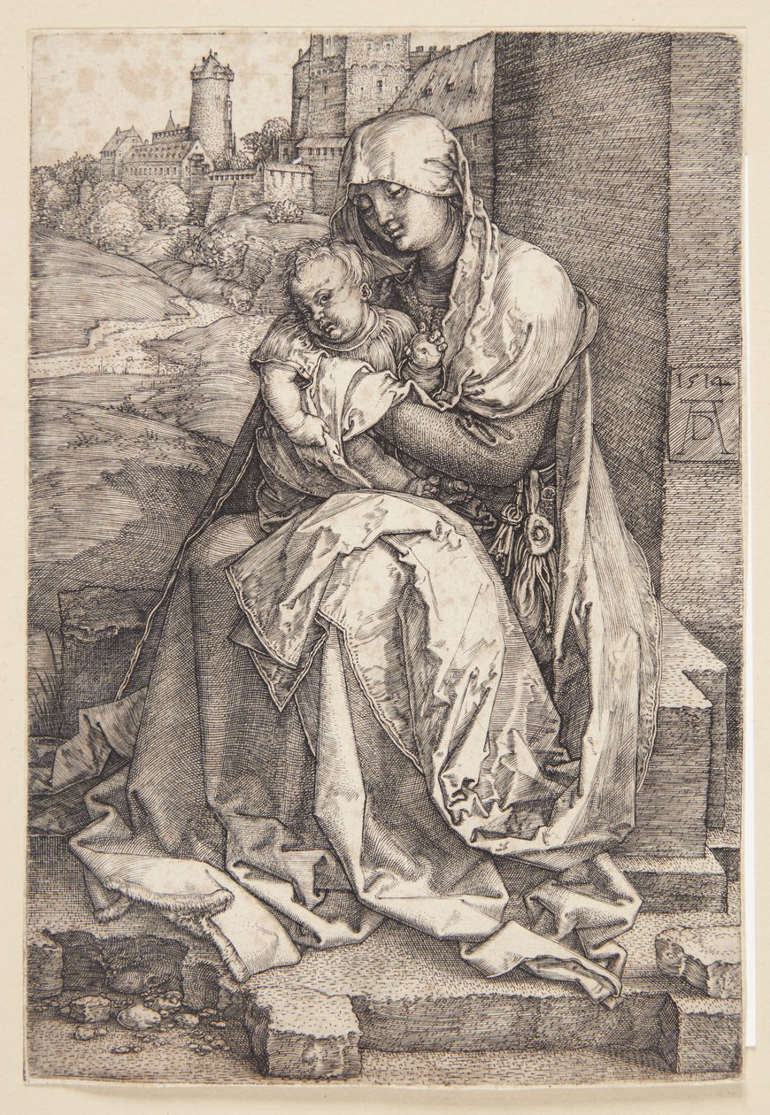 Madonna vid väggen av Albrecht Dürer