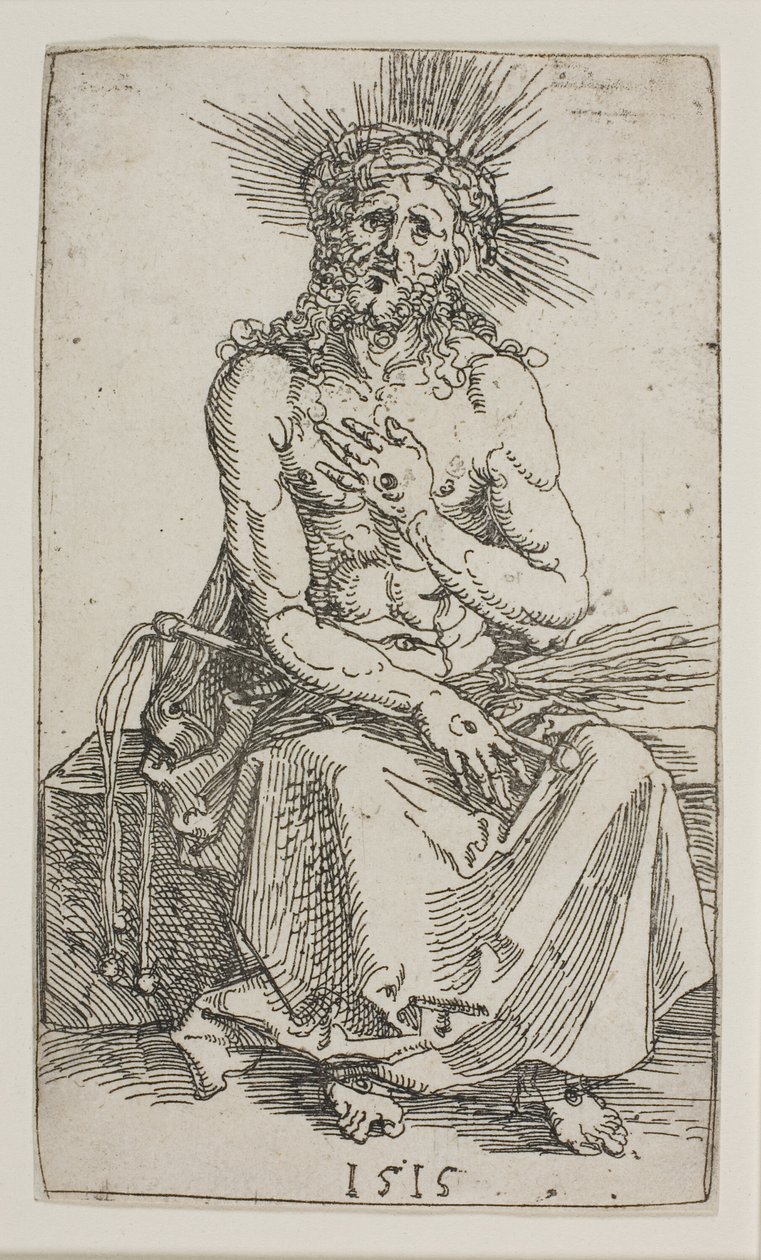 Sorgernas man, sittande av Albrecht Dürer