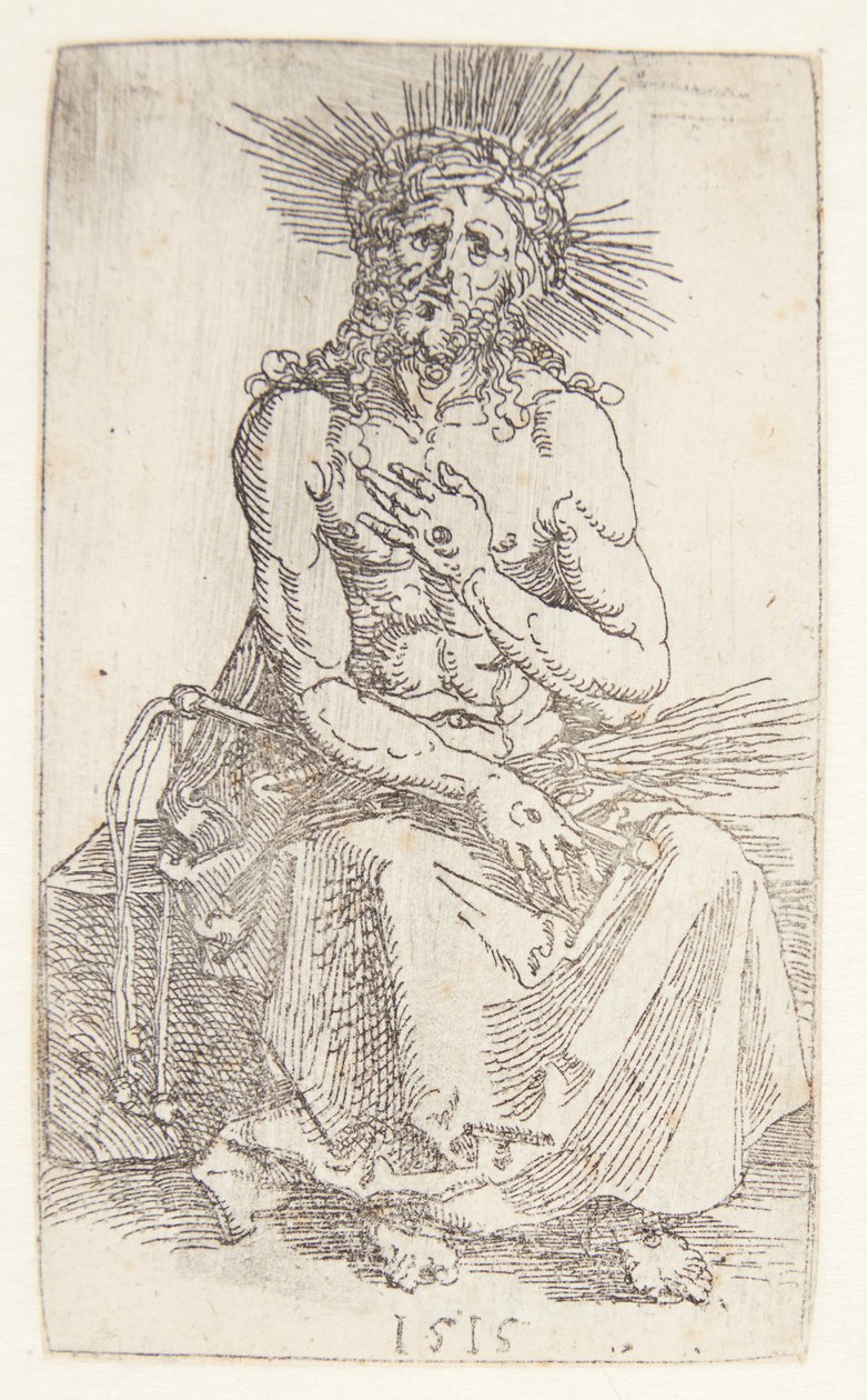 Man av sorger, siddende av Albrecht Dürer