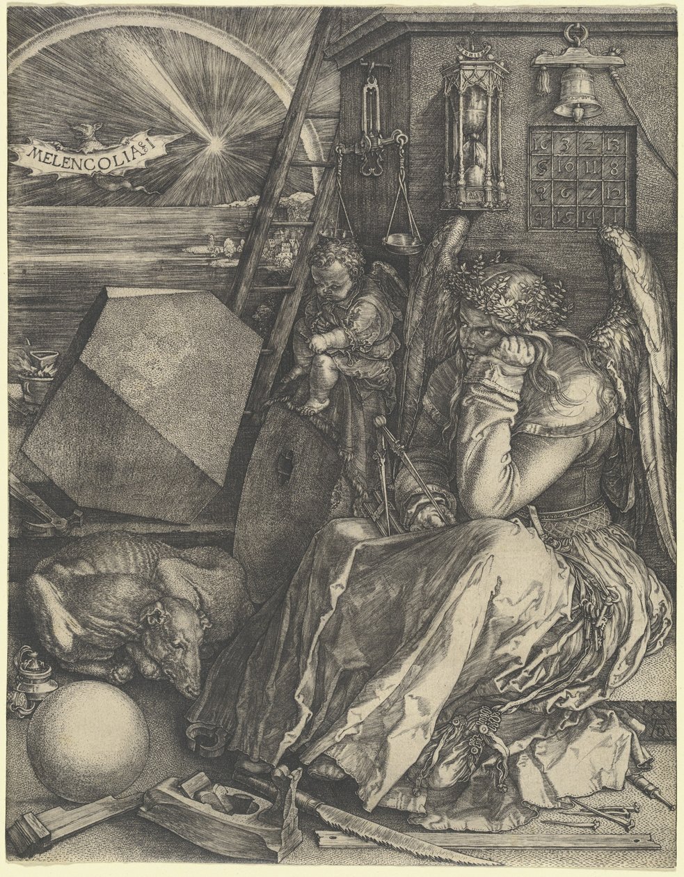 Melancolia I av Albrecht Dürer